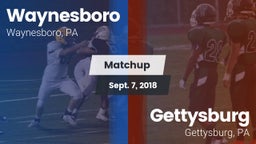 Matchup: Waynesboro High vs. Gettysburg  2018