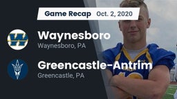 Recap: Waynesboro  vs. Greencastle-Antrim  2020