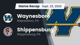 Recap: Waynesboro  vs. Shippensburg  2020