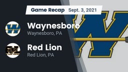 Recap: Waynesboro  vs. Red Lion  2021