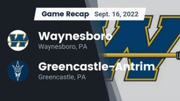 Recap: Waynesboro  vs. Greencastle-Antrim  2022