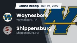 Recap: Waynesboro  vs. Shippensburg  2022