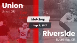 Matchup: Union vs. Riverside  2017