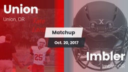 Matchup: Union vs. Imbler  2017