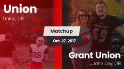 Matchup: Union vs. Grant Union  2017