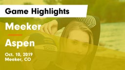 Meeker  vs Aspen  Game Highlights - Oct. 10, 2019