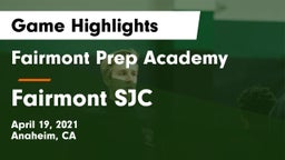 Fairmont Prep Academy vs Fairmont SJC Game Highlights - April 19, 2021