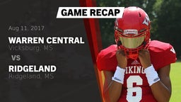 Recap: Warren Central  vs. Ridgeland  2017