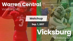 Matchup: Warren Central High vs. Vicksburg  2017