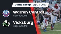 Recap: Warren Central  vs. Vicksburg  2017