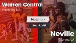 Matchup: Warren Central High vs. Neville  2017