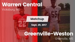 Matchup: Warren Central High vs. Greenville-Weston  2017