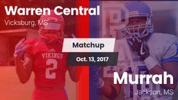 Matchup: Warren Central High vs. Murrah  2017