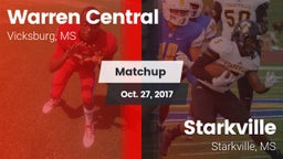 Matchup: Warren Central High vs. Starkville  2017