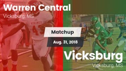 Matchup: Warren Central High vs. Vicksburg  2018