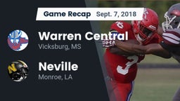 Recap: Warren Central  vs. Neville  2018