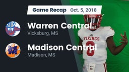 Recap: Warren Central  vs. Madison Central  2018