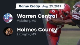 Recap: Warren Central  vs. Holmes County 2019