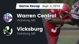Recap: Warren Central  vs. Vicksburg  2019