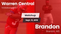 Matchup: Warren Central High vs. Brandon  2019