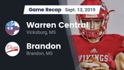 Recap: Warren Central  vs. Brandon  2019