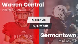 Matchup: Warren Central High vs. Germantown  2019