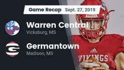 Recap: Warren Central  vs. Germantown  2019