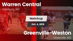 Matchup: Warren Central High vs. Greenville-Weston  2019