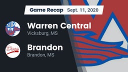 Recap: Warren Central  vs. Brandon  2020