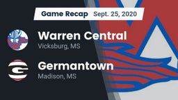 Recap: Warren Central  vs. Germantown  2020