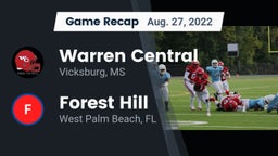 Recap: Warren Central  vs. Forest Hill  2022