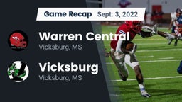 Recap: Warren Central  vs. Vicksburg  2022