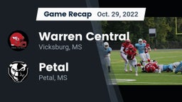 Recap: Warren Central  vs. Petal  2022