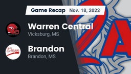 Recap: Warren Central  vs. Brandon  2022