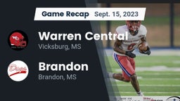 Recap: Warren Central  vs. Brandon  2023
