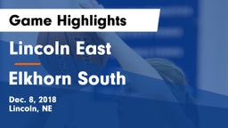 Lincoln East  vs Elkhorn South  Game Highlights - Dec. 8, 2018