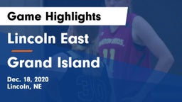 Lincoln East  vs Grand Island  Game Highlights - Dec. 18, 2020