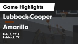 Lubbock-Cooper  vs Amarillo  Game Highlights - Feb. 8, 2019