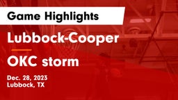 Lubbock-Cooper  vs OKC storm Game Highlights - Dec. 28, 2023