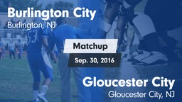 Matchup: Burlington City vs. Gloucester City  2015