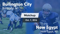 Matchup: Burlington City vs. New Egypt  2015
