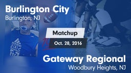 Matchup: Burlington City vs. Gateway Regional  2016