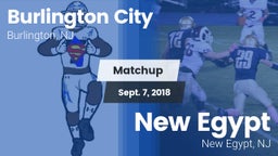 Matchup: Burlington City vs. New Egypt  2018