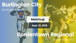 Matchup: Burlington City vs. Bordentown Regional  2018
