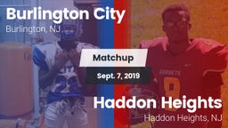 Matchup: Burlington City vs. Haddon Heights  2018