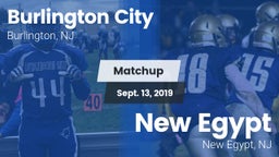 Matchup: Burlington City vs. New Egypt  2019