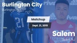 Matchup: Burlington City vs. Salem  2019