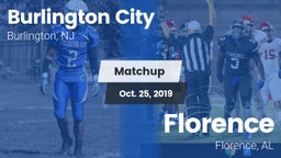 Matchup: Burlington City vs. Florence  2019