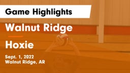 Walnut Ridge  vs Hoxie  Game Highlights - Sept. 1, 2022
