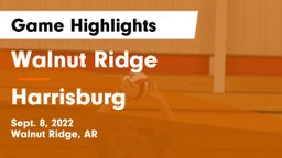 Walnut Ridge  vs Harrisburg  Game Highlights - Sept. 8, 2022